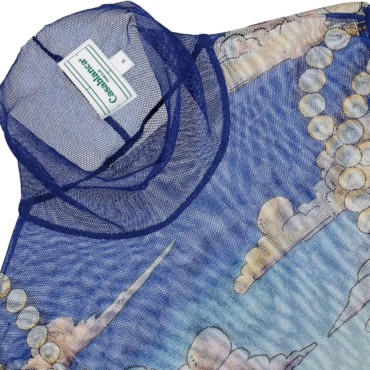 Casablanca Place Casa Printed Mesh Top Multicolor Detail view 3 | Gate