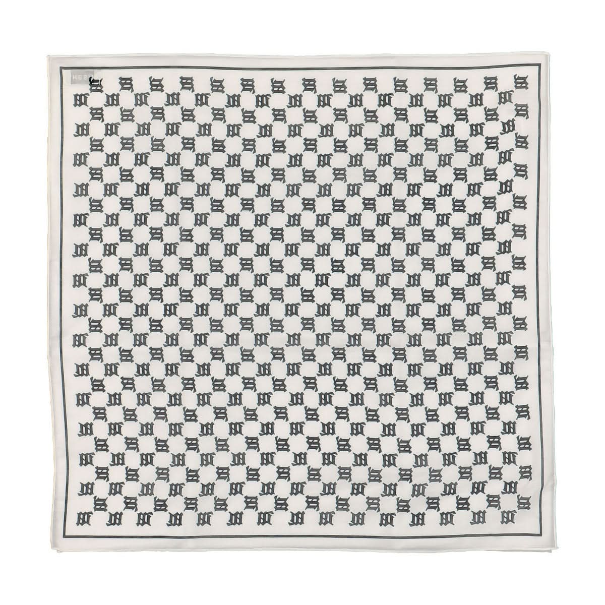 MISBHV Monogram Bandana White Detail view 1 | Gate