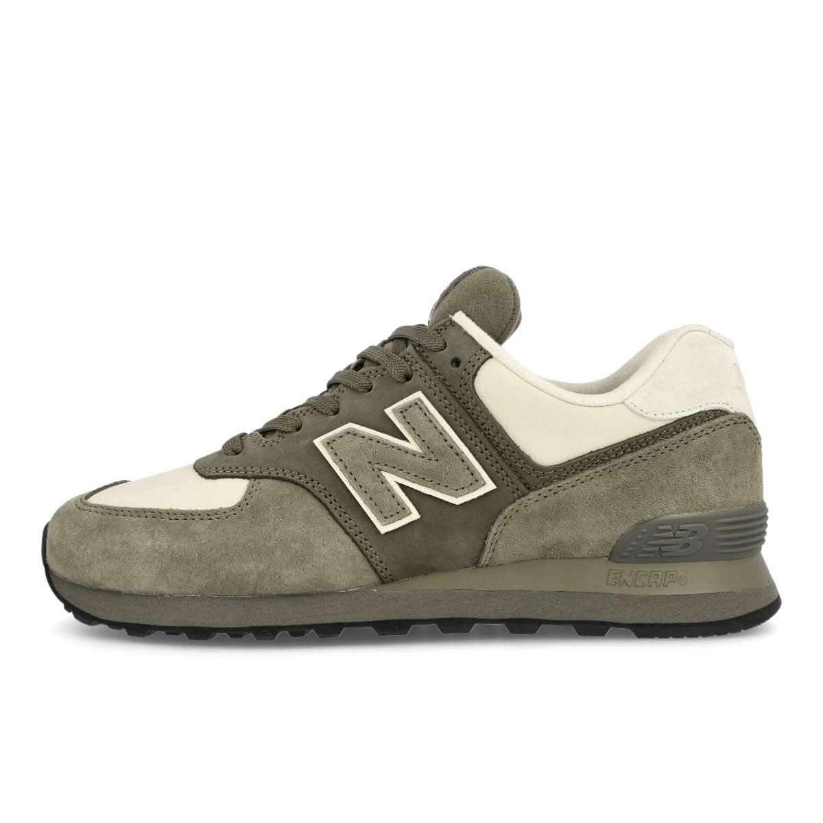 New Balance ML 574 JJJ White,Green Sneaker Detail view 1 | Gate