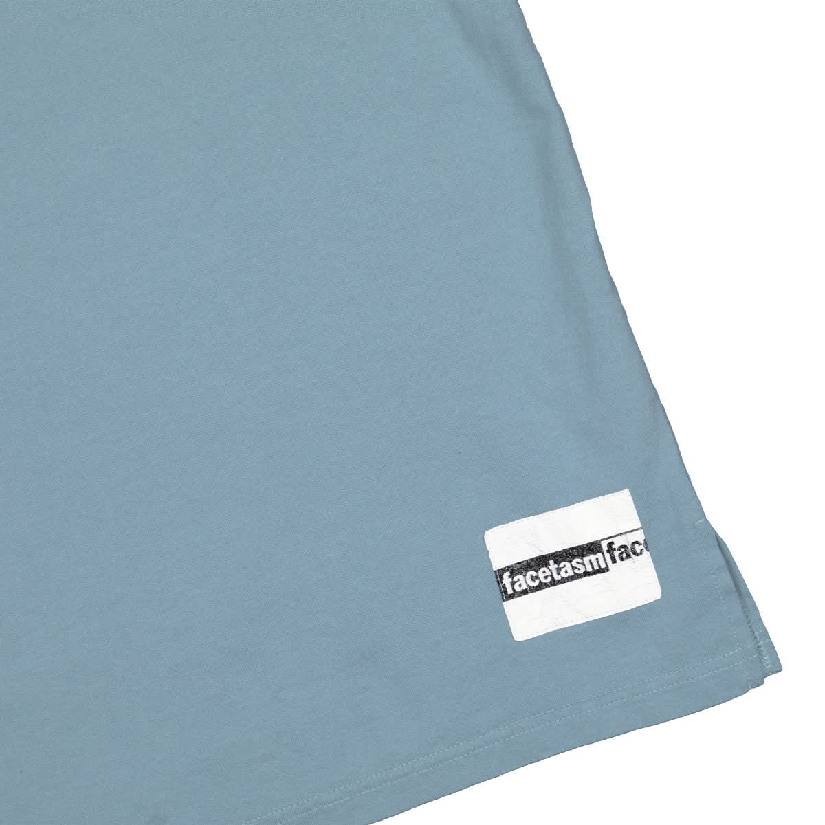 Facetasm Logo Rib Big Tee Blue Detail view 4 | Gate