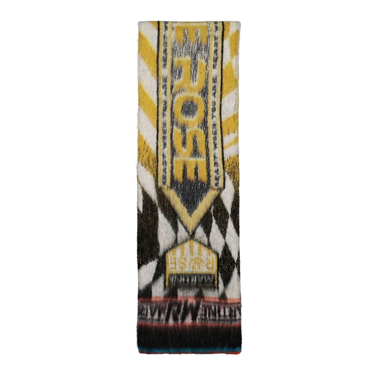 Martine Rose Ready When You Are Brushed Scarf Multicolor Detail view 5 | Gate