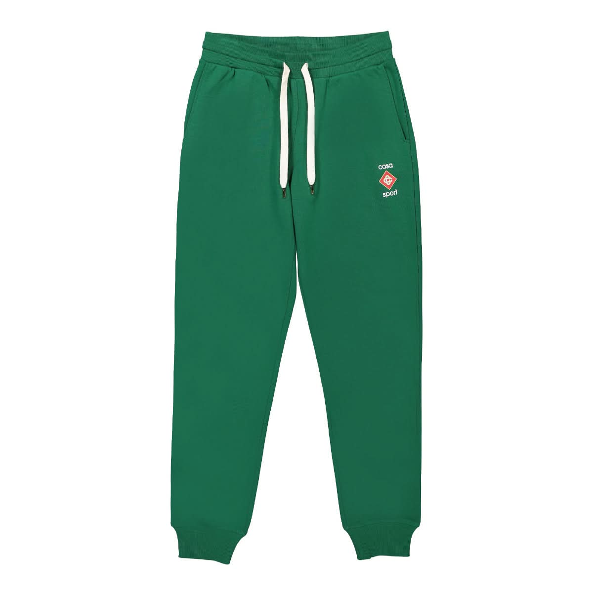 Casablanca Casa Sport Logo 3D Printed Unisex Sweatpant Green Detail view 1 | Gate
