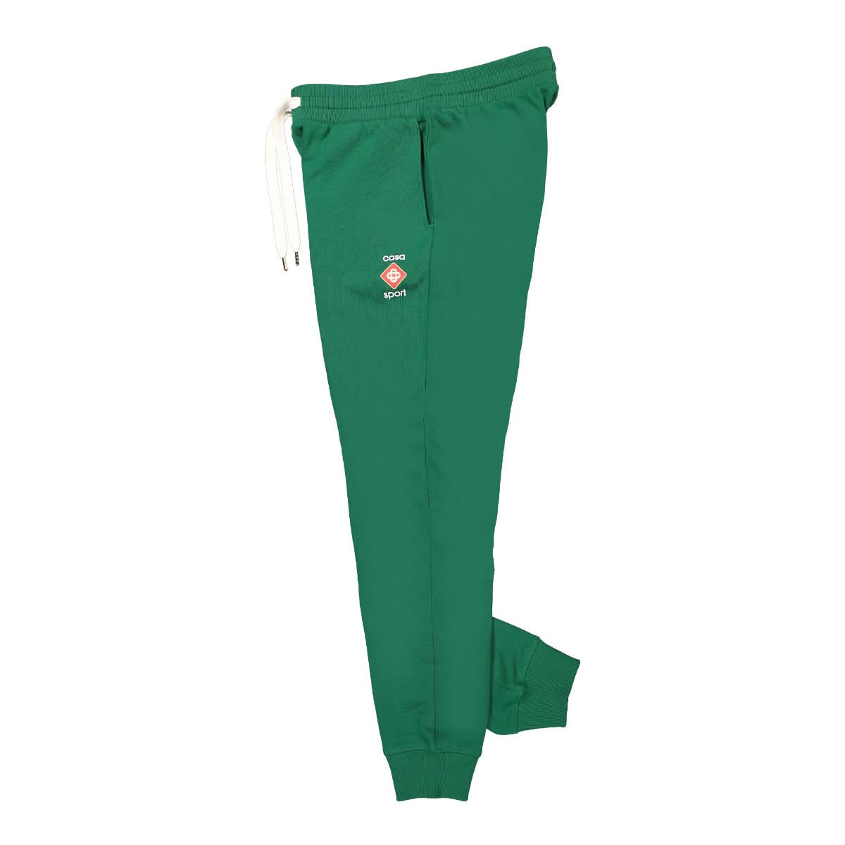Casablanca Casa Sport Logo 3D Printed Unisex Sweatpant Green Detail view 3 | Gate
