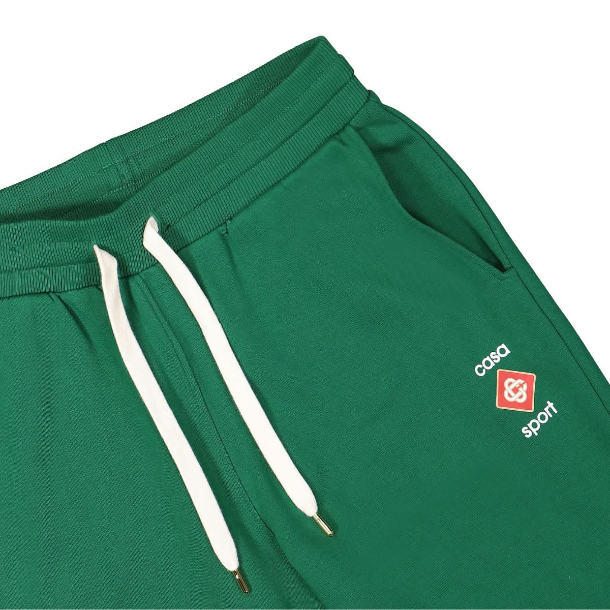 Casablanca Casa Sport Logo 3D Printed Unisex Sweatpant Green Detail view 4 | Gate