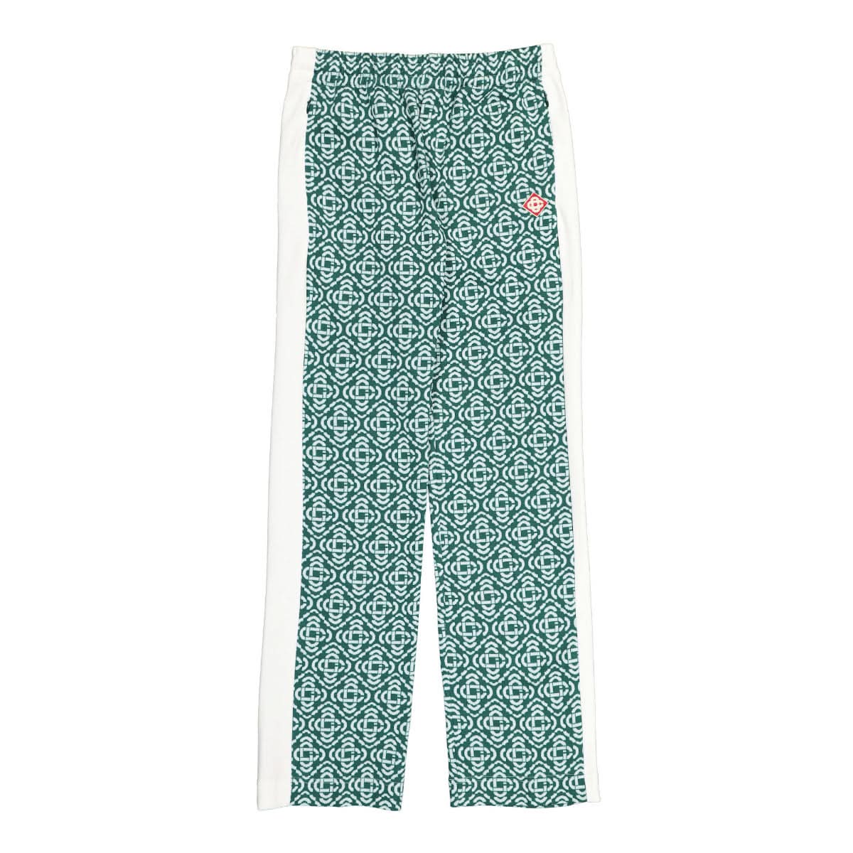 Casablanca Monogram Track Pant Green Detail view 1 | Gate