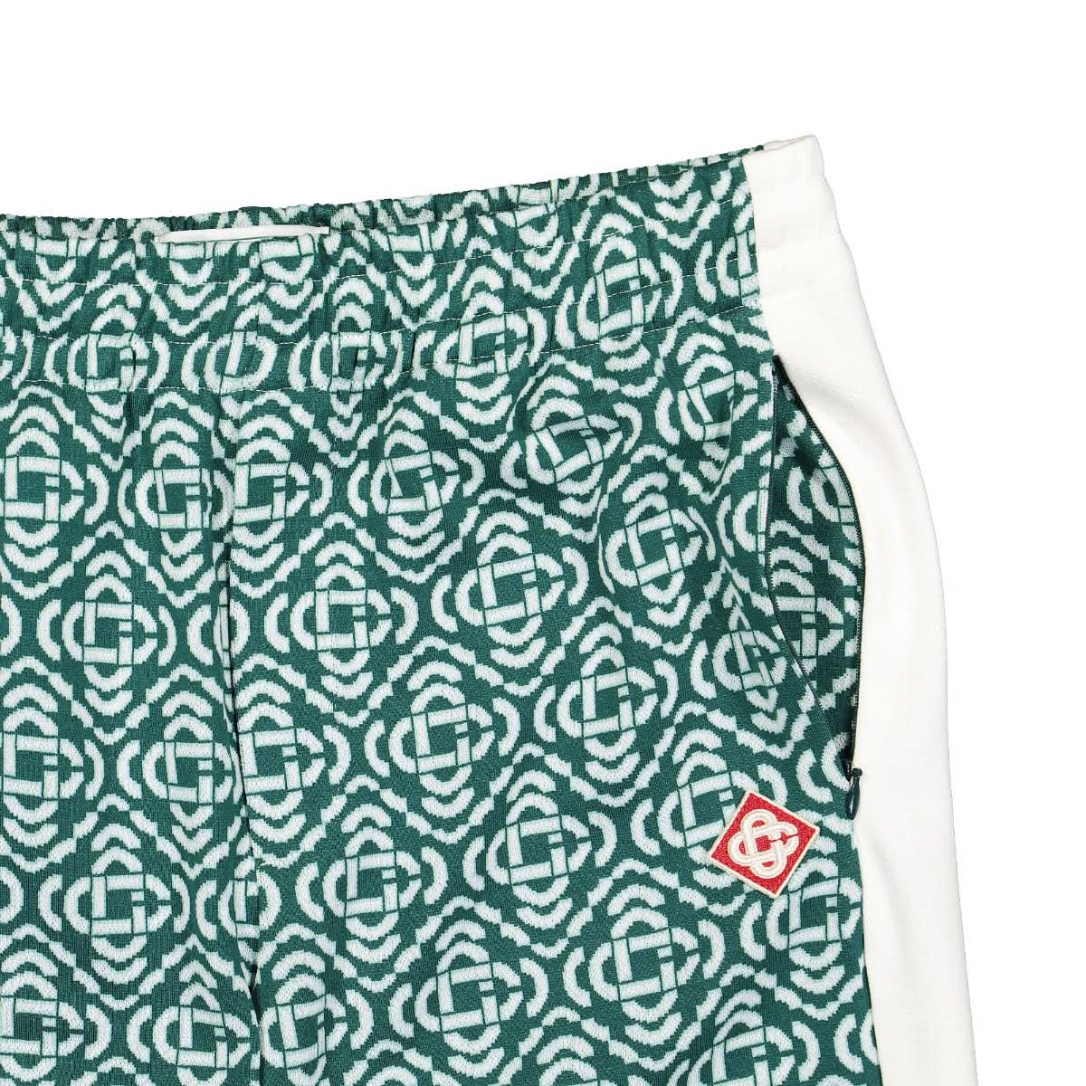 Casablanca Monogram Track Pant Green Detail view 4 | Gate