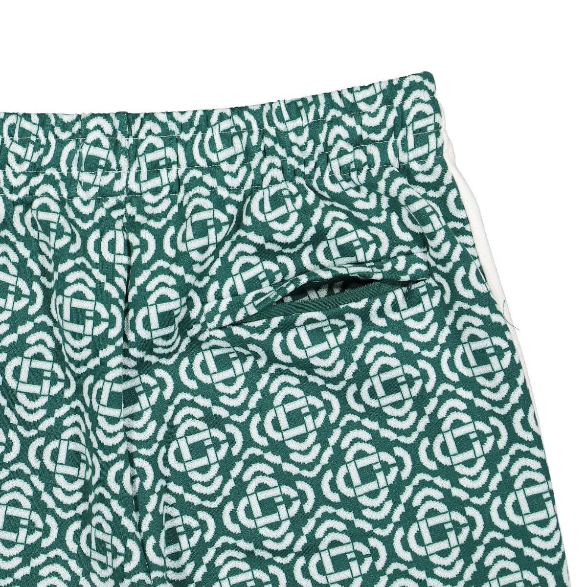 Casablanca Monogram Track Pant Green Detail view 5 | Gate
