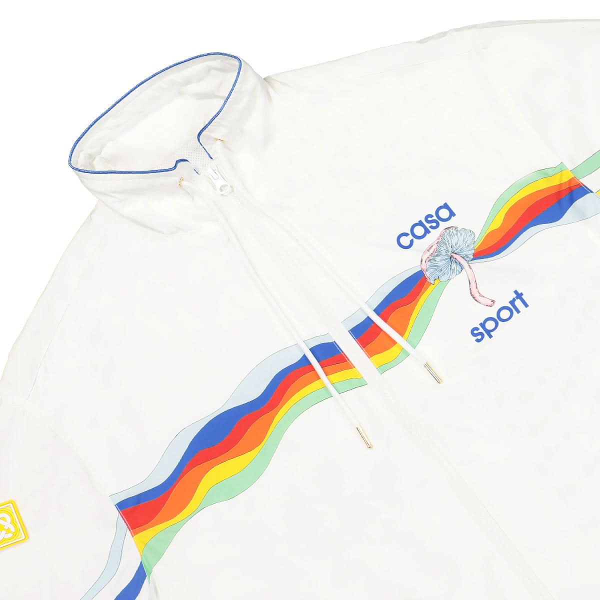 Casablanca Mind Vibrations Wave Shell Suit Track Jacket White,Multicolor Detail view 3 | Gate