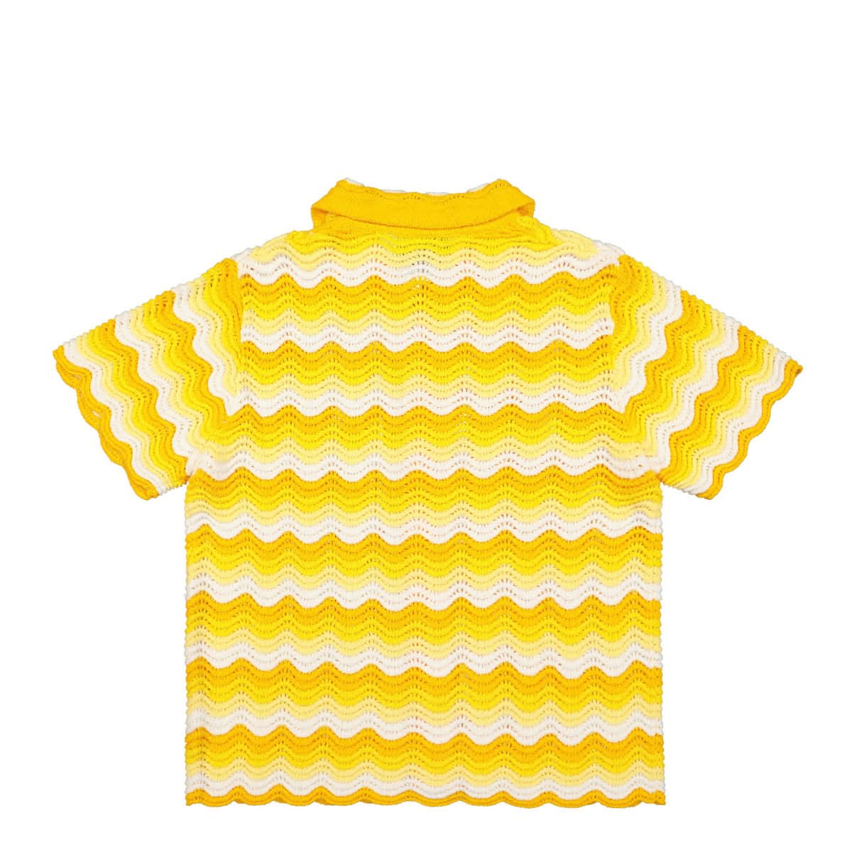 Casablanca Wavy Gradient Shirt Yellow Detail view 2 | Gate