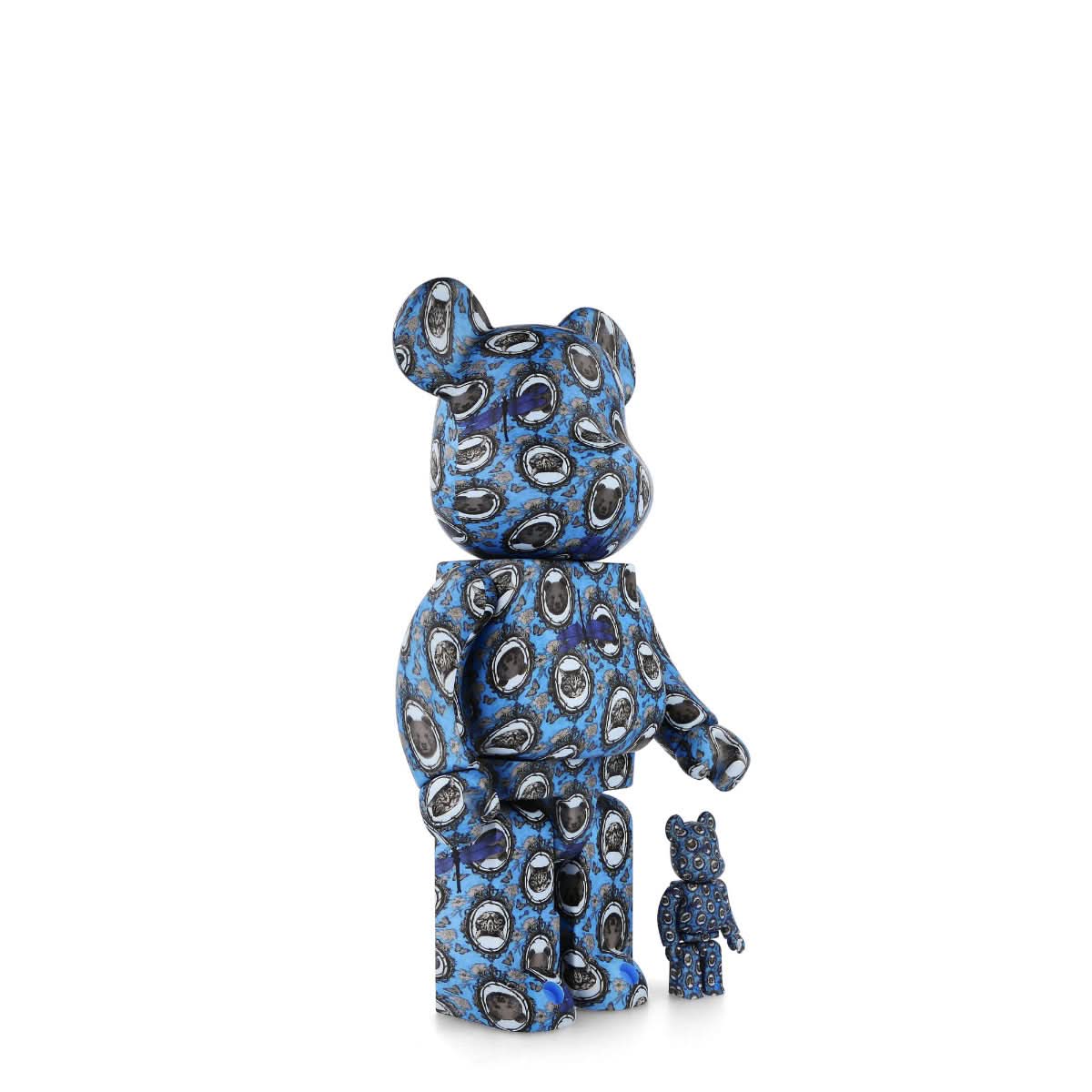 Medicom Be@rbrick Robe Japonica Mirror 400% + 100% Multicolor Detail view 3 | Gate