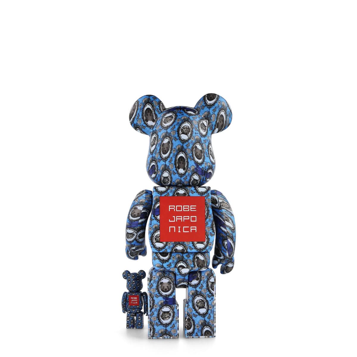 Medicom Be@rbrick Robe Japonica Mirror 400% + 100% Multicolor Detail view 4 | Gate