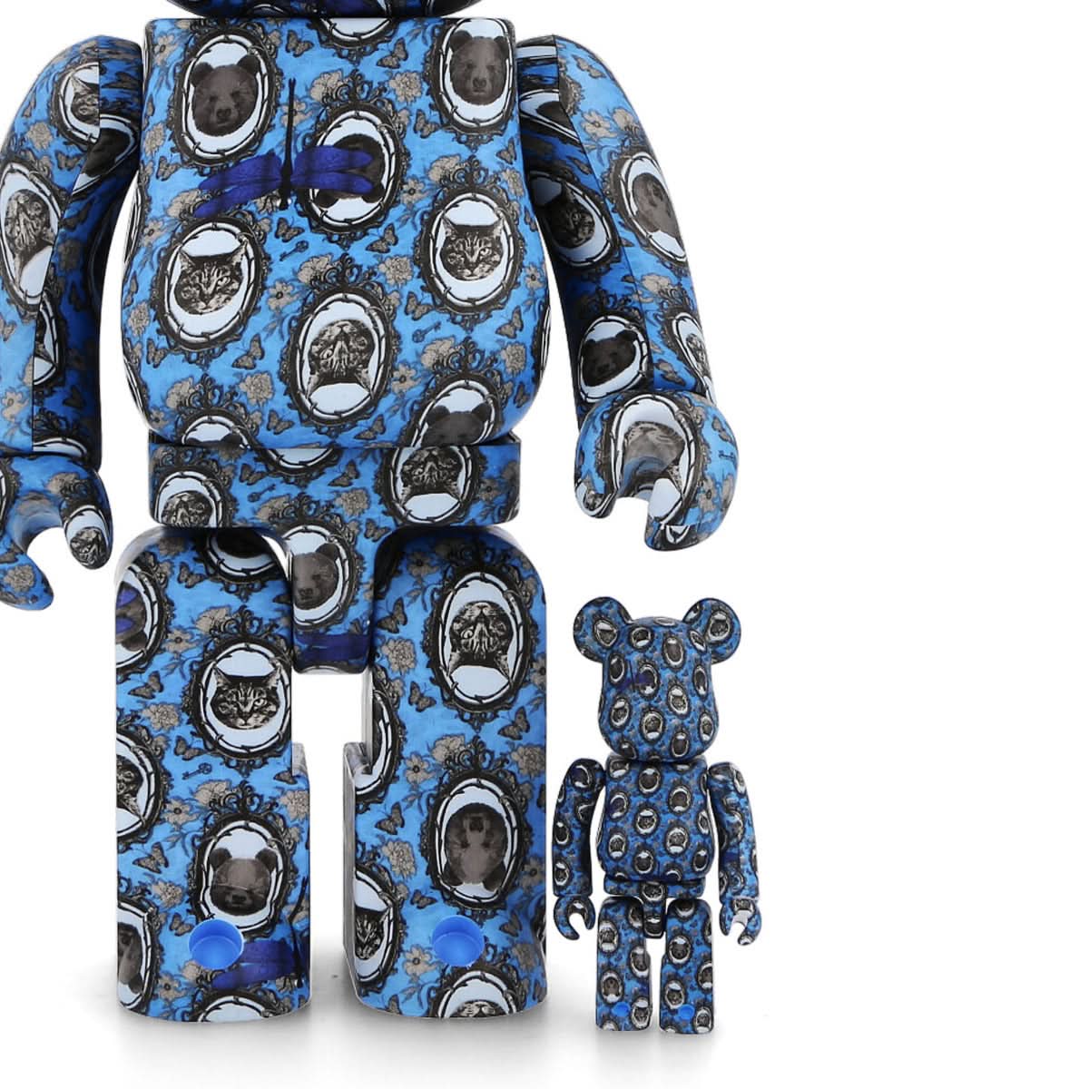 Medicom Be@rbrick Robe Japonica Mirror 400% + 100% Multicolor Detail view 5 | Gate
