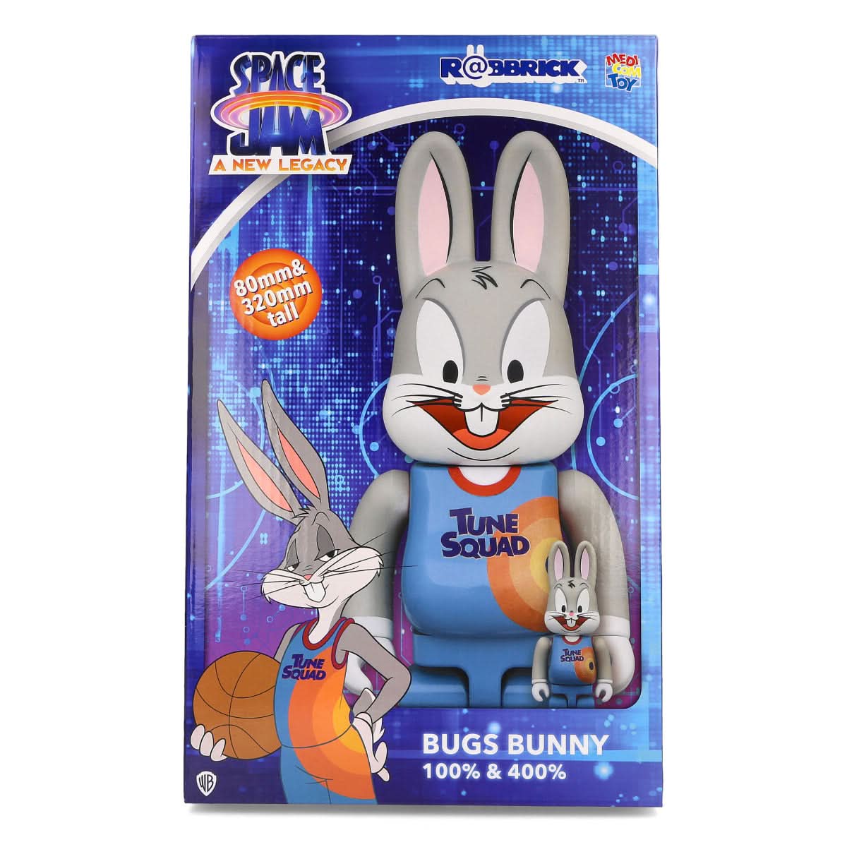 Medicom R@bbrick Bugs Bunny 400% + 100% Multicolor Detail view 5 | Gate