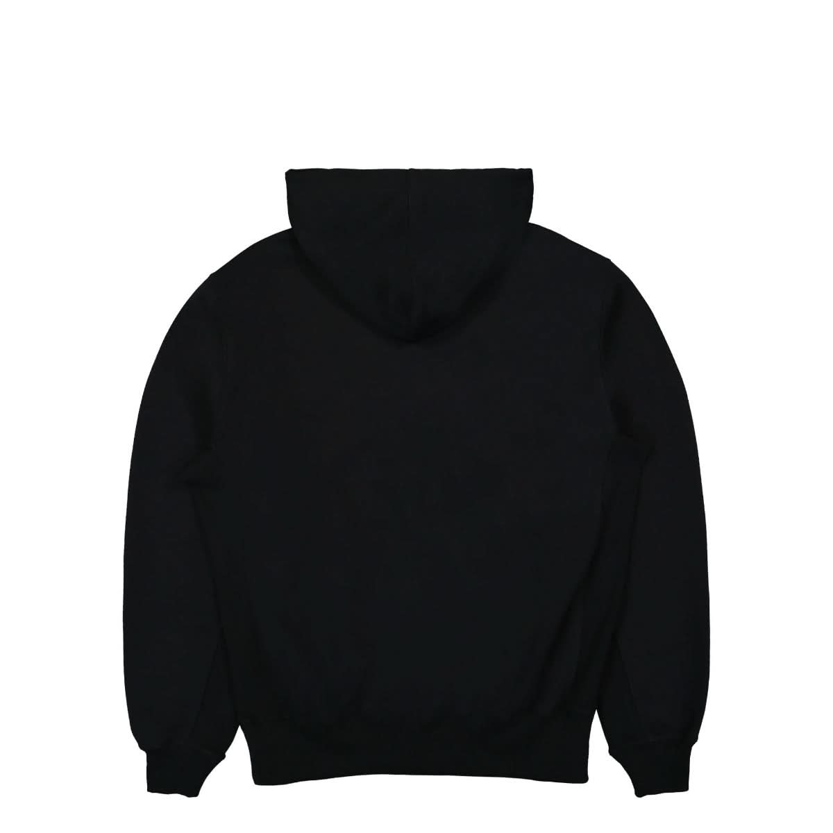 Helmut Lang Striped Logo Hoodie Black Detail view 2 | Gate