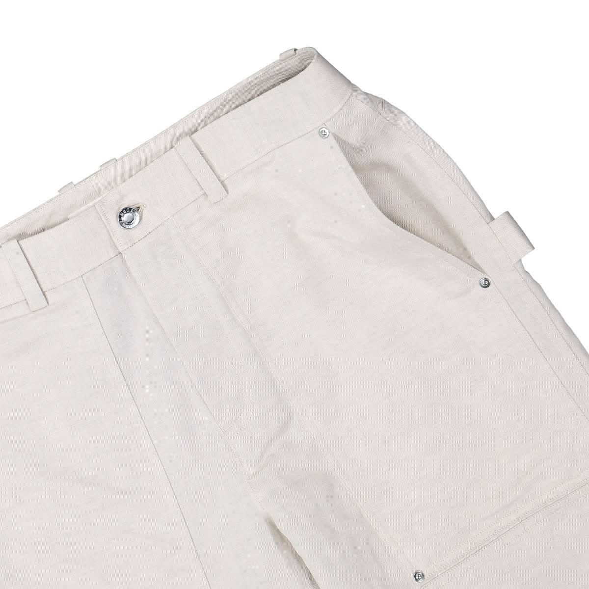 Helmut Lang Cotton-Linen Carpenter Pant Beige Detail view 5 | Gate