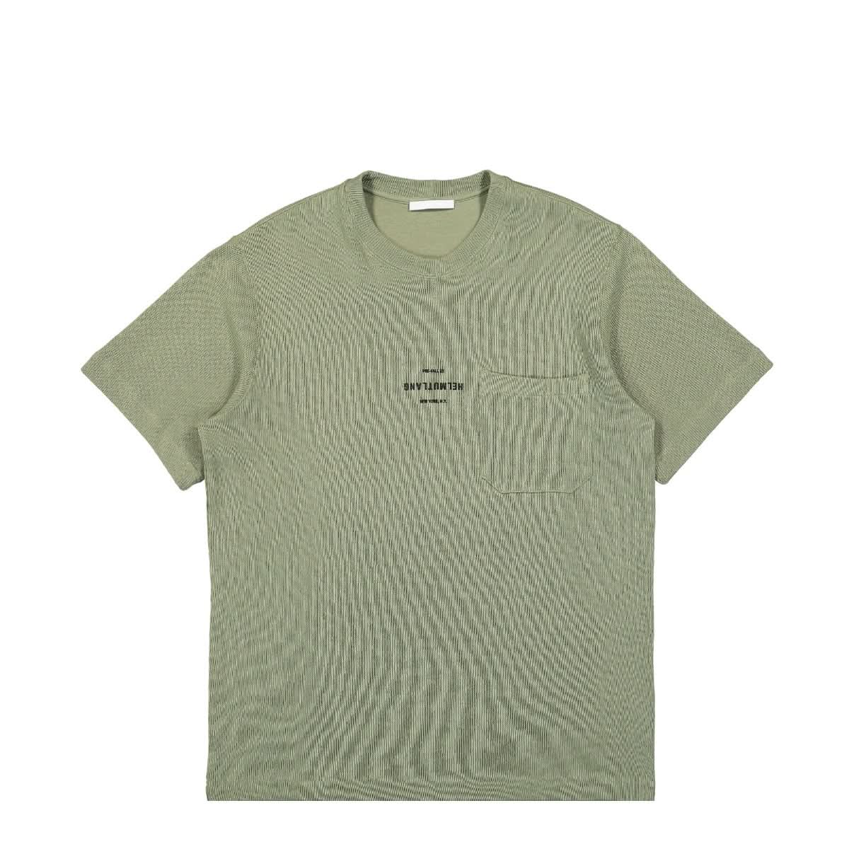 Helmut Lang Knit Jersey Tee Green Detail view 1 | Gate