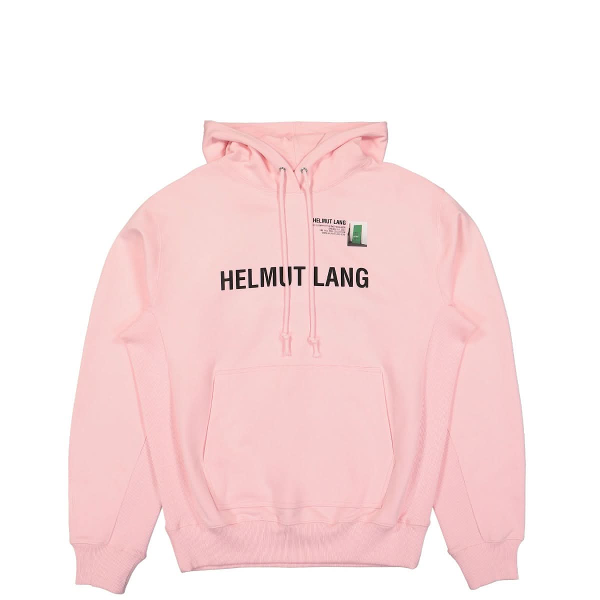 Helmut Lang Photo Logo Hoodie Pink Detail view 1 | Gate
