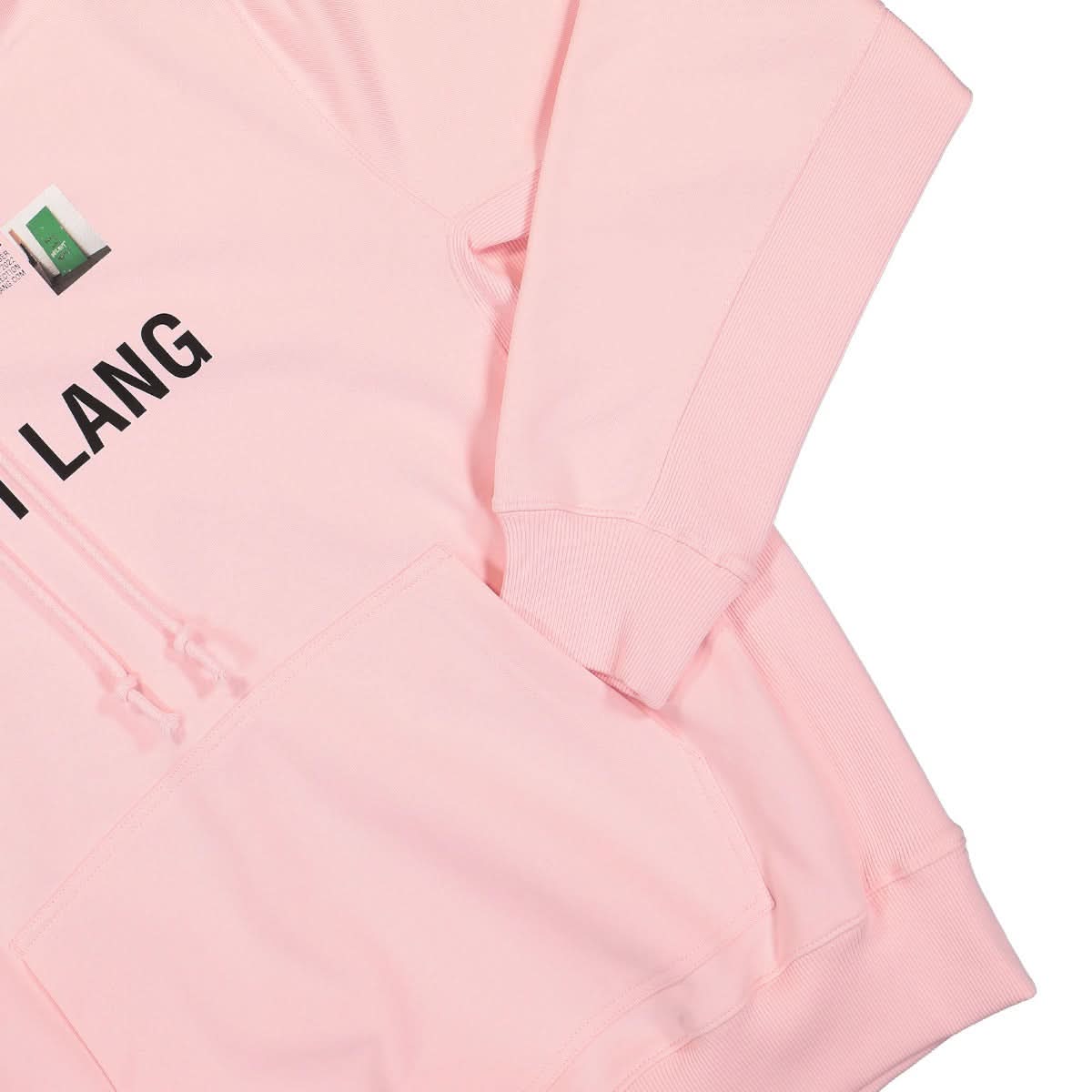 Helmut Lang Photo Logo Hoodie Pink Detail view 4 | Gate