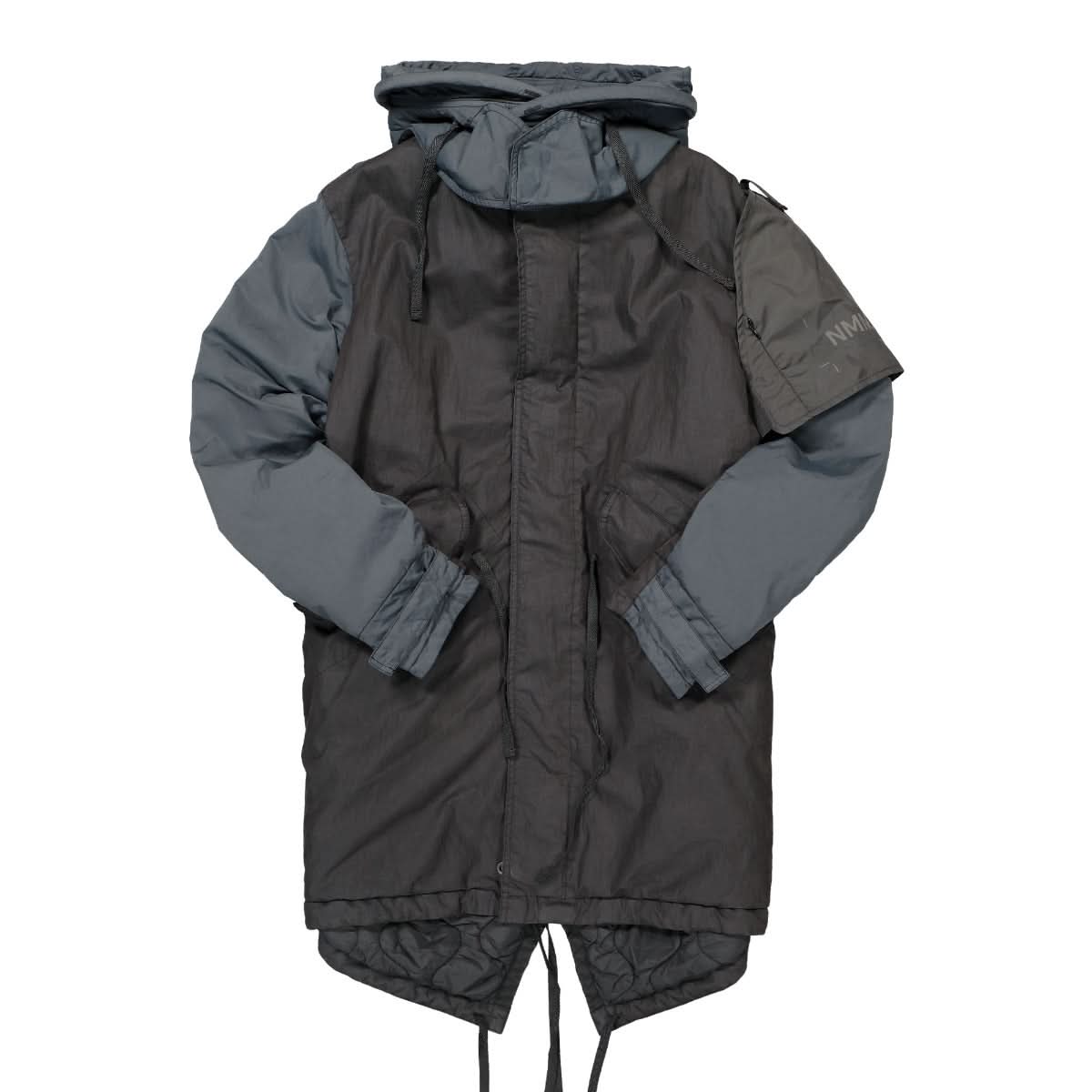 NemeN Debs Fishtail Parka Black Detail view 1 | Gate