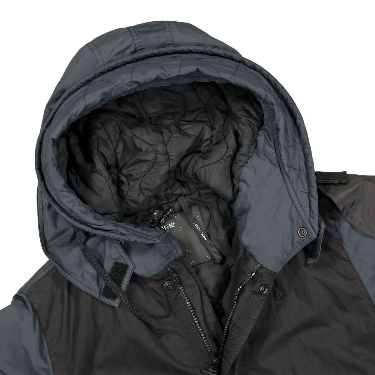 NemeN Debs Fishtail Parka Black Detail view 3 | Gate