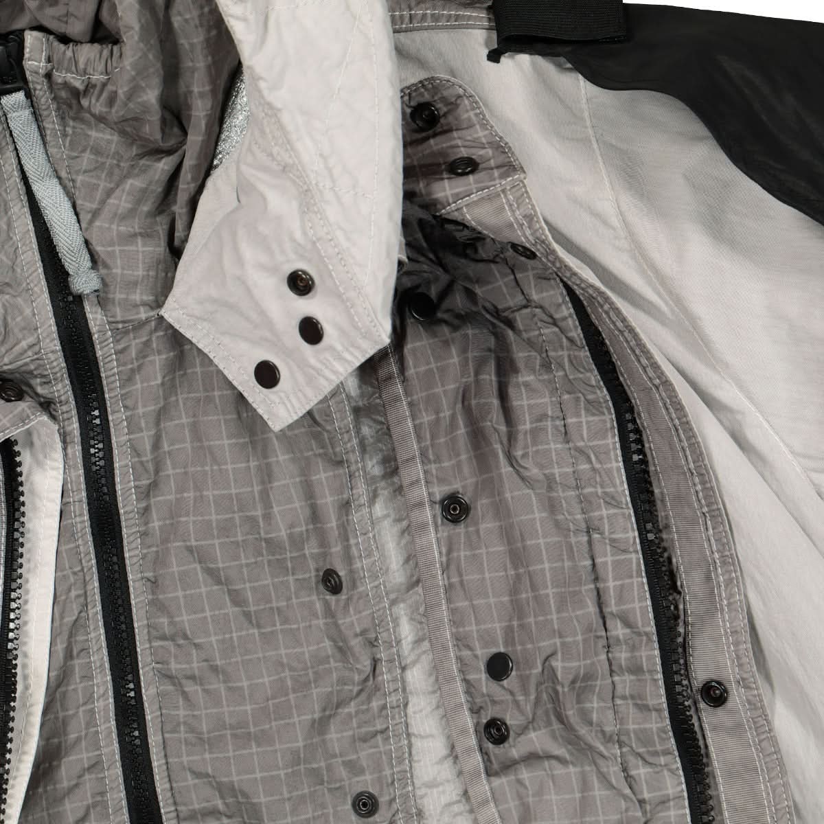 NemeN Fishtail MF All Season Military Parka Grey Detail view 5 | Gate