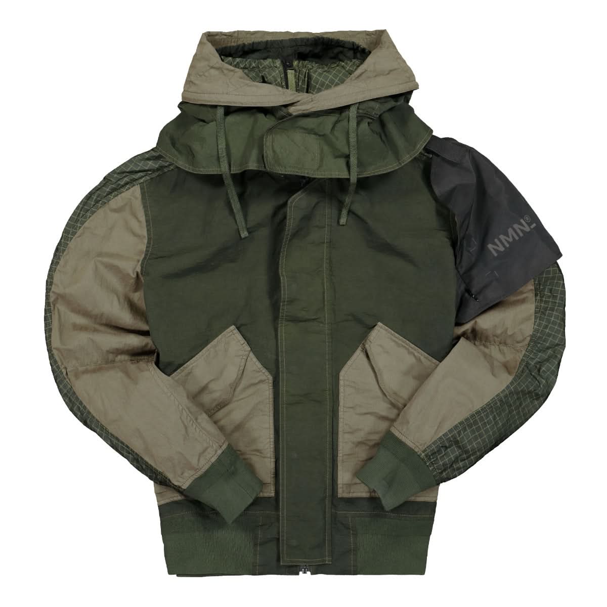 NemeN Military Bomber Jacket Olive Detail view 1 | Gate