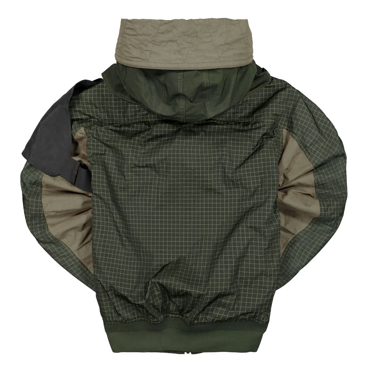 NemeN Military Bomber Jacket Olive Detail view 2 | Gate