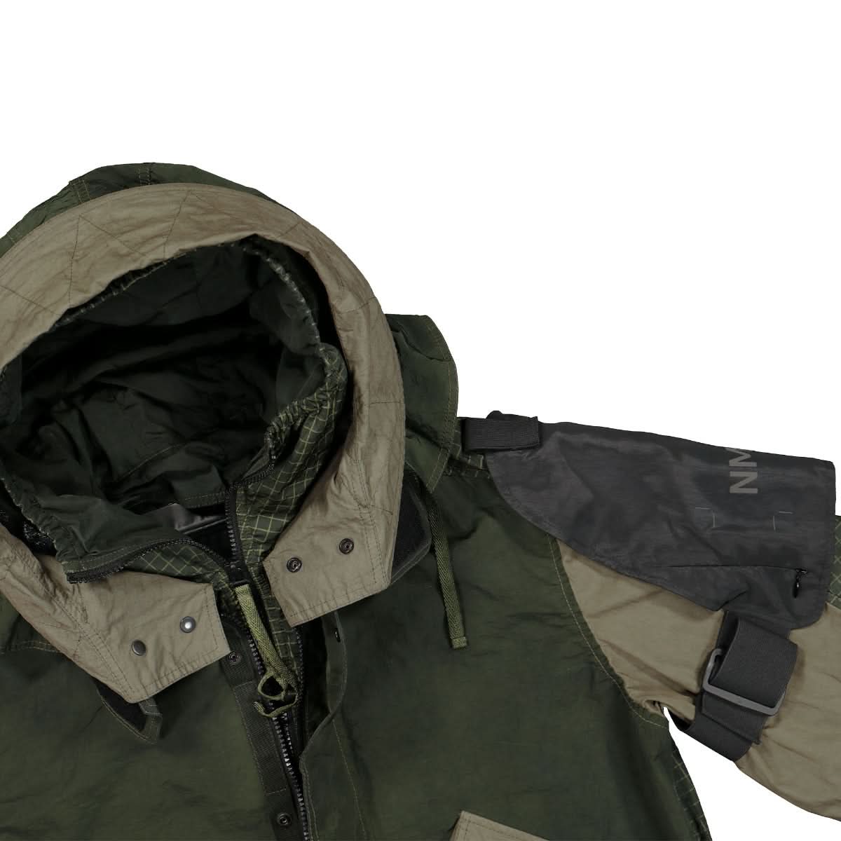 NemeN Military Bomber Jacket Olive Detail view 3 | Gate