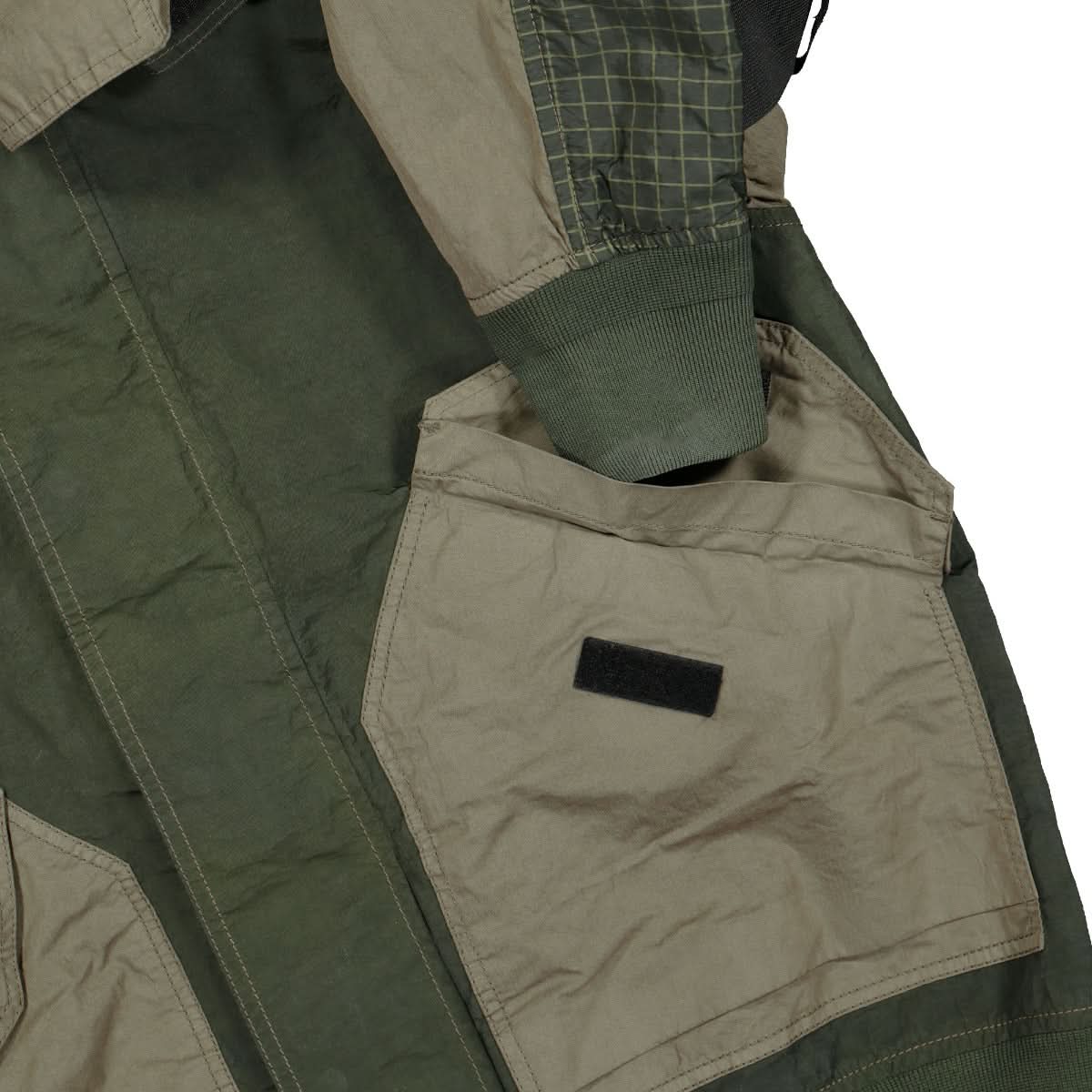 NemeN Military Bomber Jacket Olive Detail view 4 | Gate