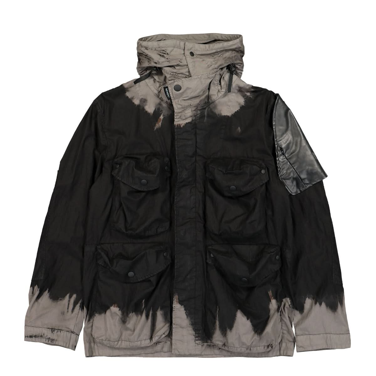 NemeN Moses Multipocket Tie Dye Jacket Black Detail view 1 | Gate