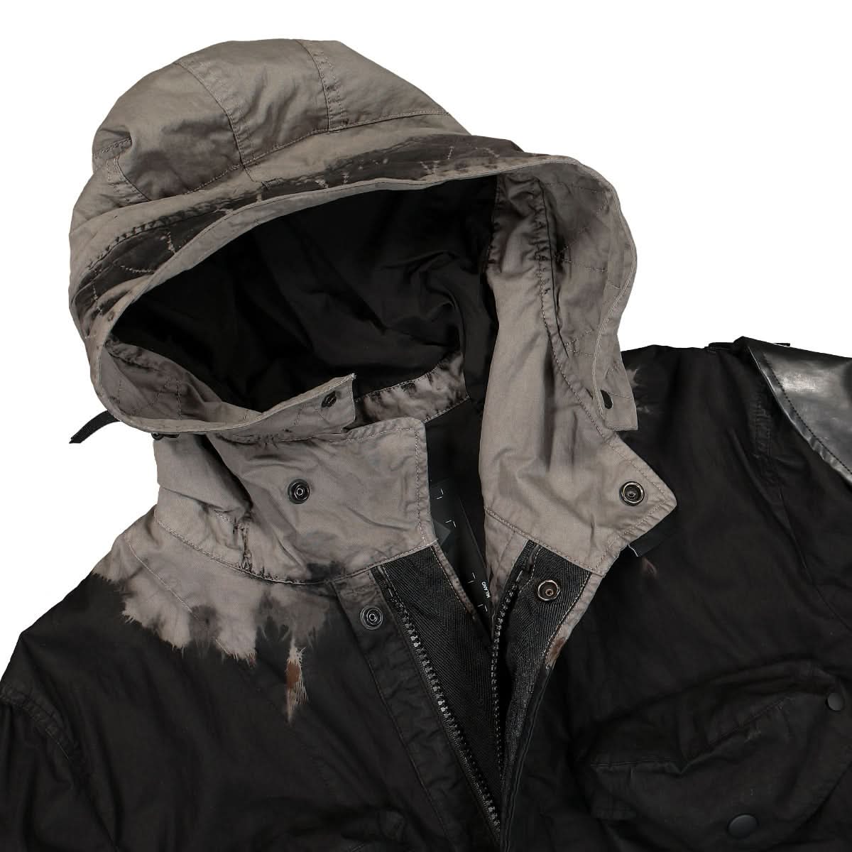 NemeN Moses Multipocket Tie Dye Jacket Black Detail view 3 | Gate