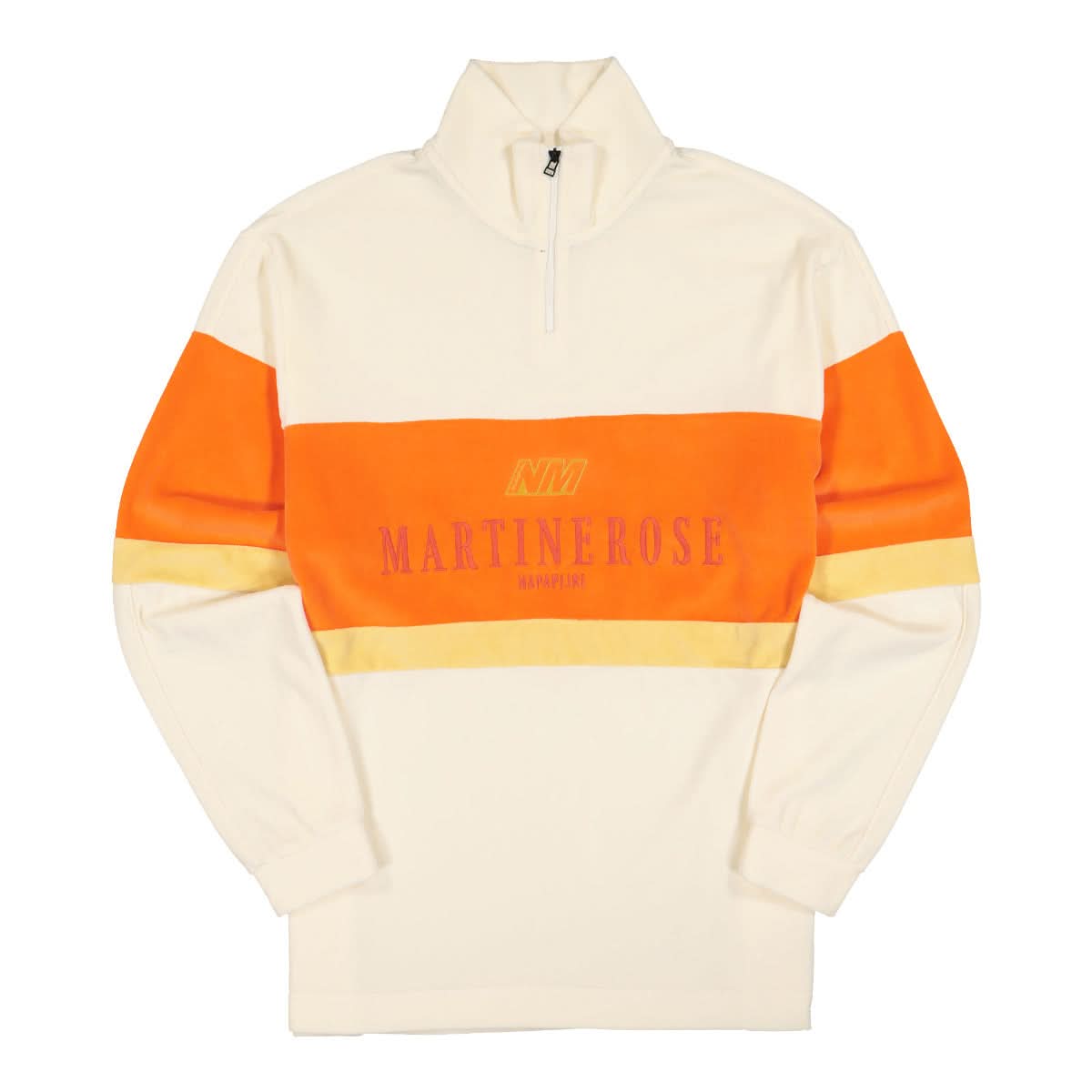 Napapijri B-Unari Half Zip Sweatshirt Beige,Orange Detail view 1 | Gate