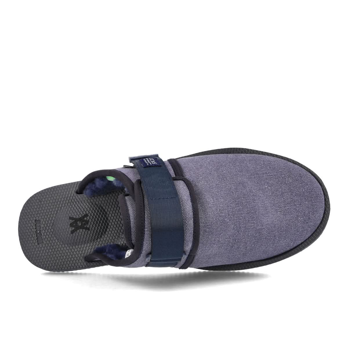 Suicoke ZAVO-MabDA Sandals Blue Slides Detail view 2 | Gate