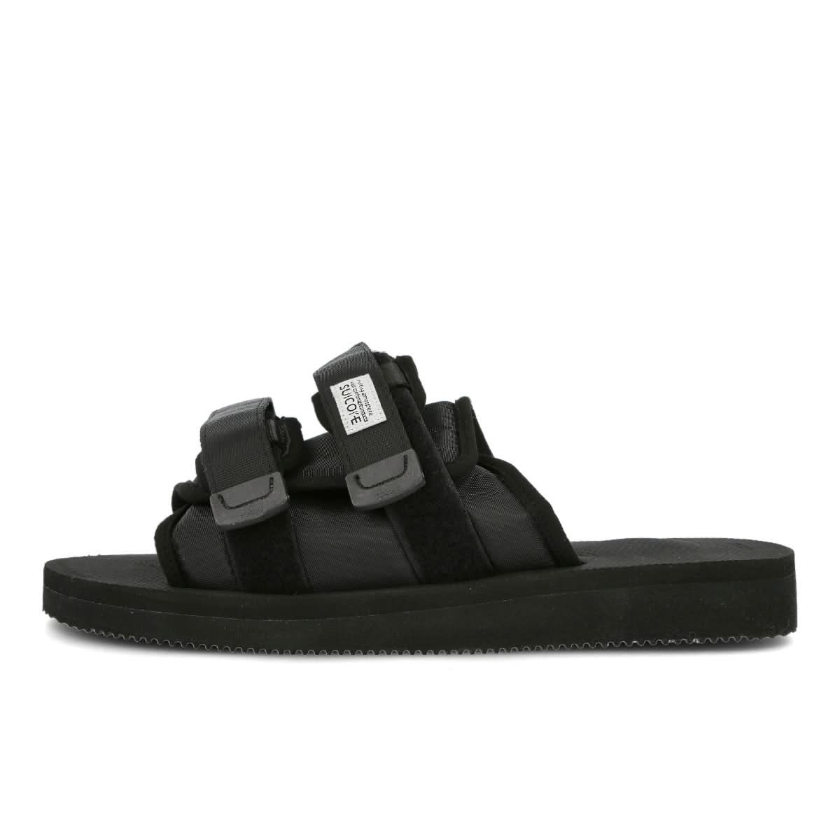 Suicoke Moto - Cab Black Sandals Detail view 1 | Gate