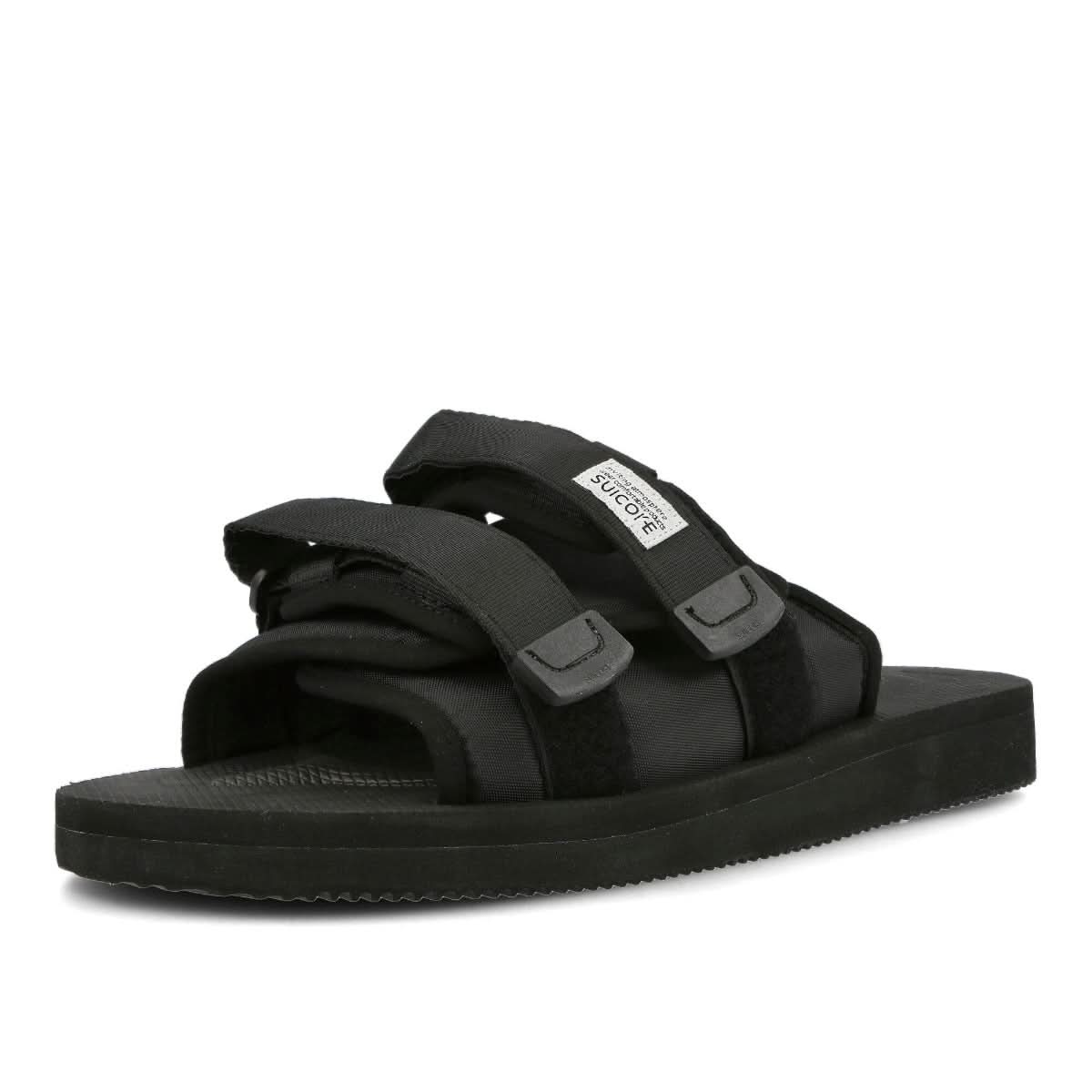 Suicoke Moto - Cab Black Sandals Detail view 4 | Gate