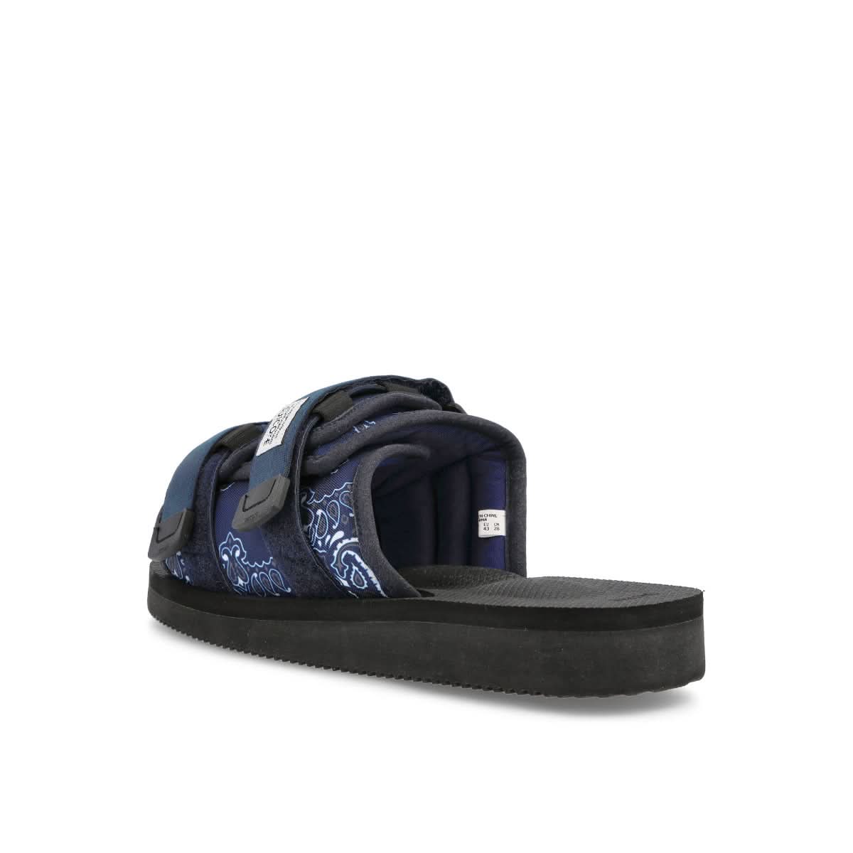 Suicoke MOTO-Cab Black,Blue Slides Detail view 3 | Gate