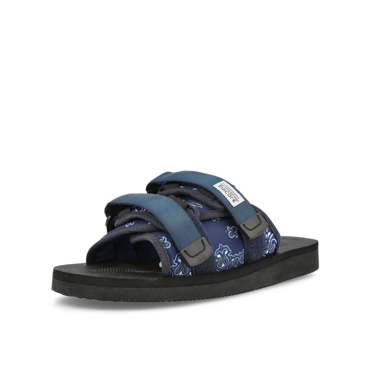 Suicoke MOTO-Cab Black,Blue Slides Detail view 4 | Gate
