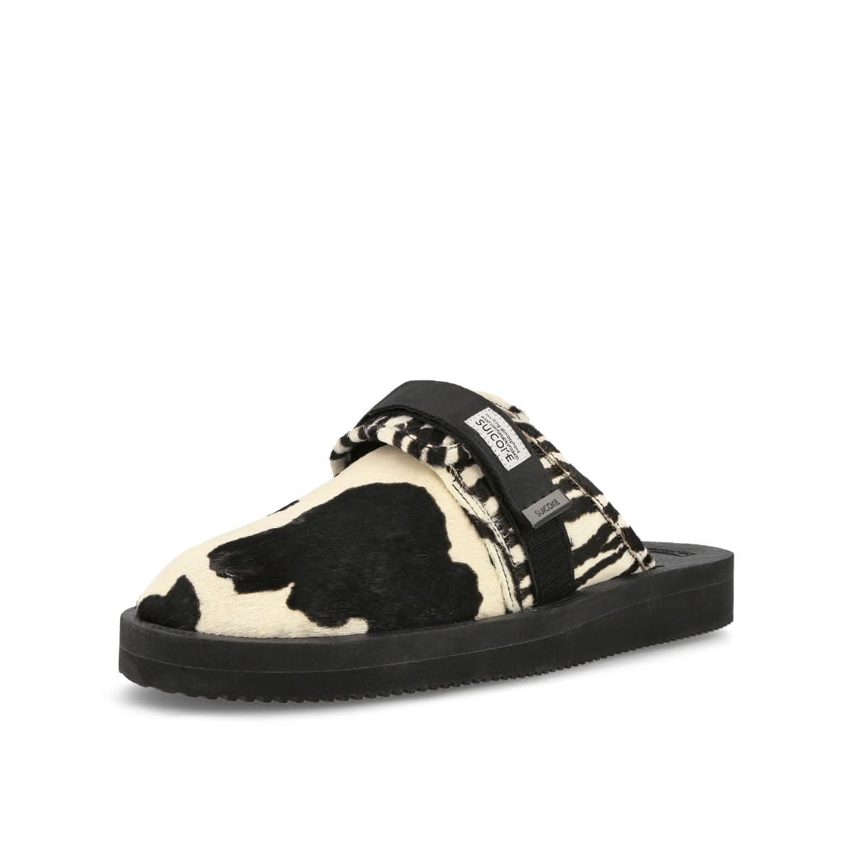 Suicoke Zavo-VHL Black,White Slides Detail view 4 | Gate