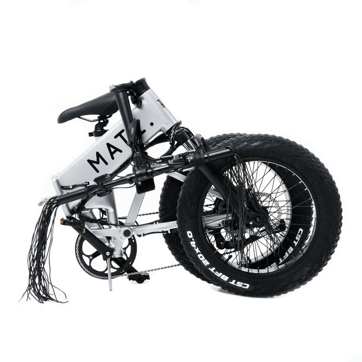 Palm Angels Foldable Off-Road E-Bike Black,Grey Detail view 4 | Gate