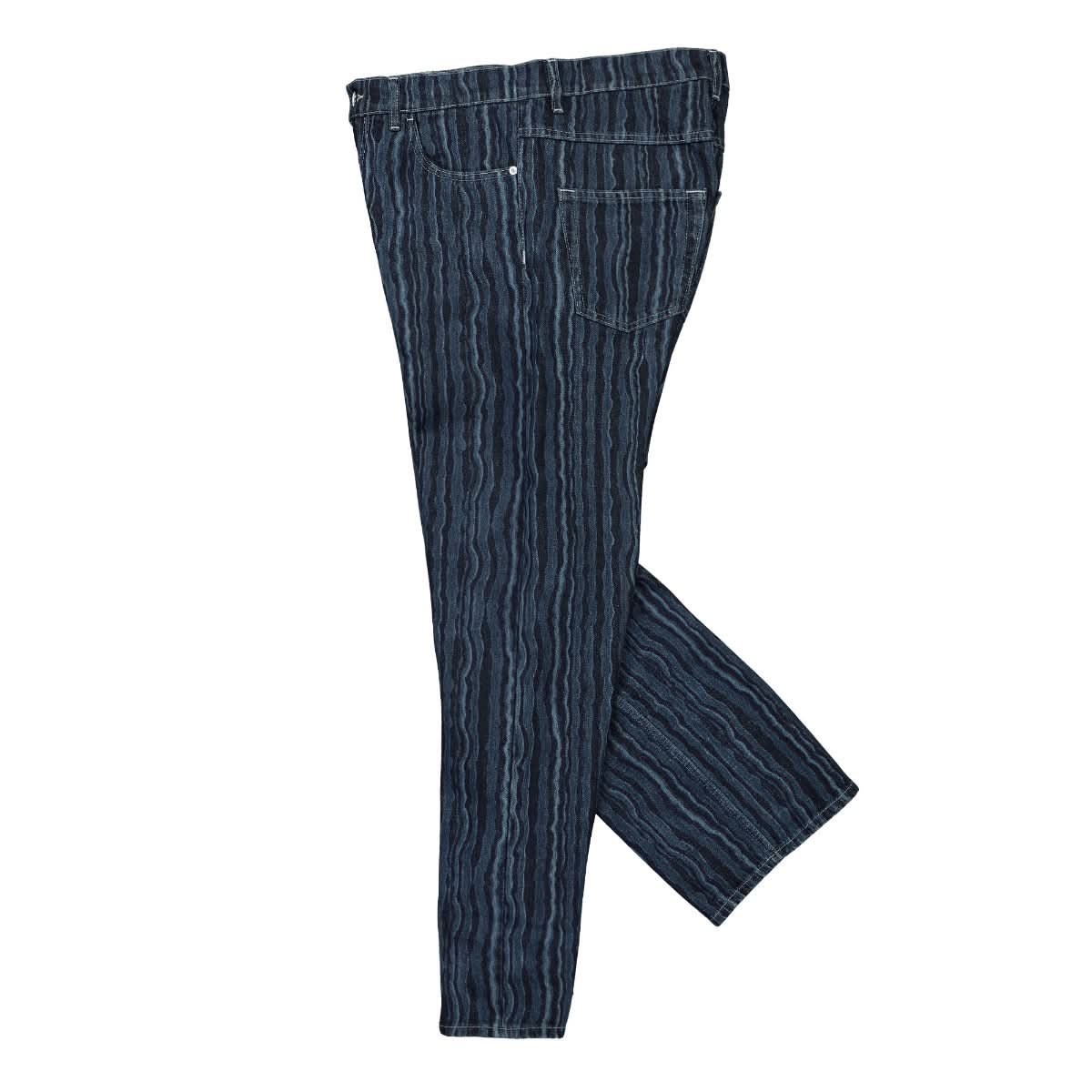 Marni Funny Stripe Denim Black,Blue Detail view 3 | Gate