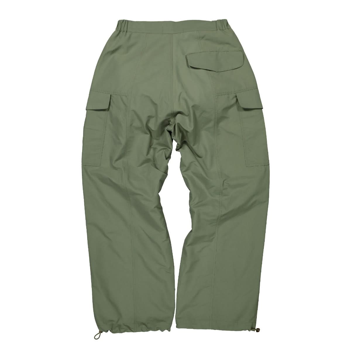 paria /FARZANEH Recycled Panel Trousers Olive Detail view 2 | Gate