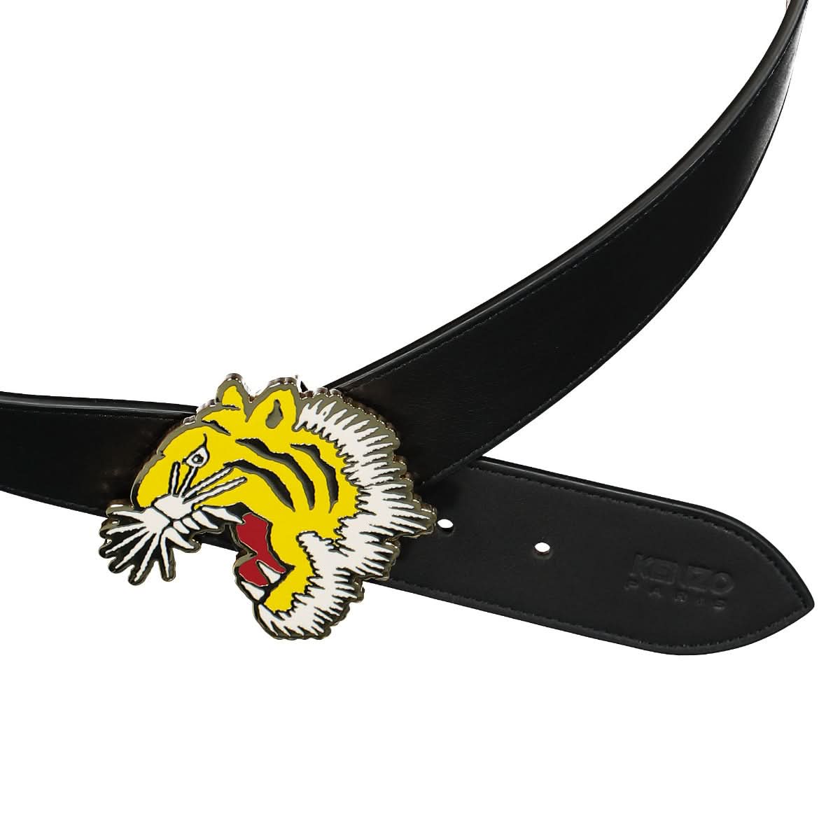 KENZO Large Reversible Belt Black Detail view 6 | Gate