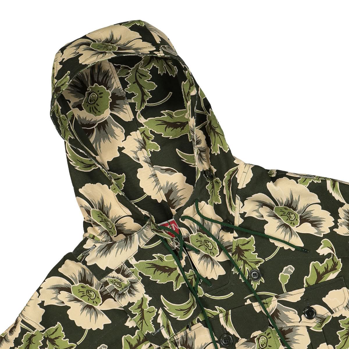 KENZO Printed Anorak Camouflage Detail view 3 | Gate