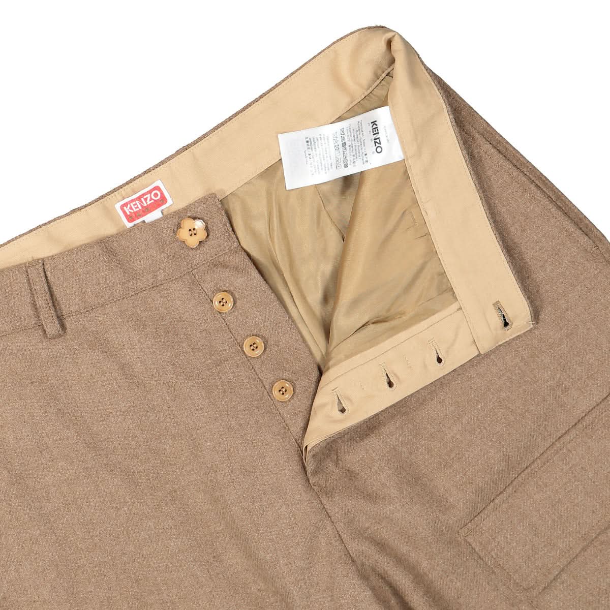 KENZO Cargo Pant Beige Detail view 4 | Gate