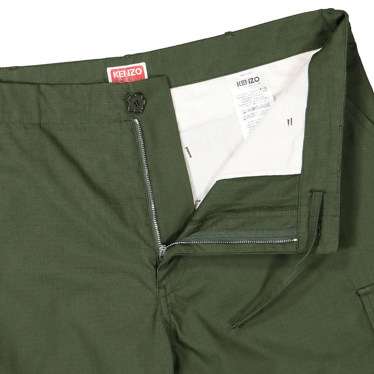 KENZO Cargo Pant Green Detail view 4 | Gate