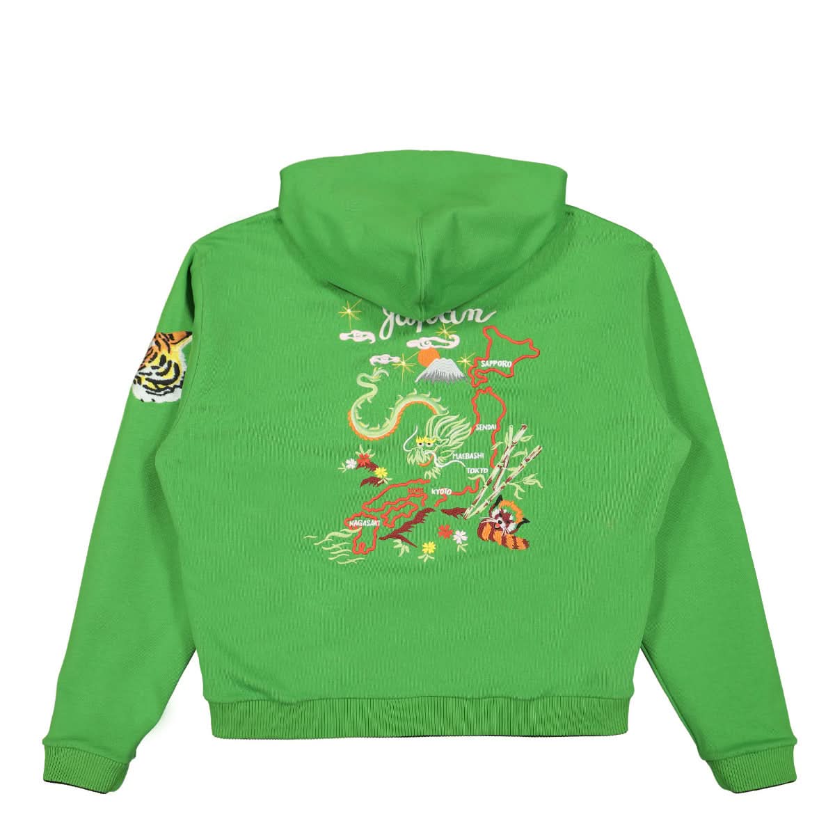 KENZO Seasonal Graphic Hoodie Black Detail view 4 | Gate