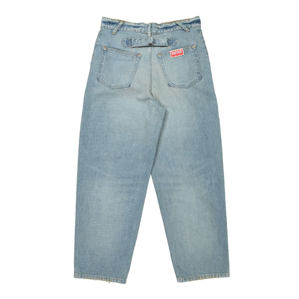 KENZO Carrot Jeans Blue Detail view 2 | Gate