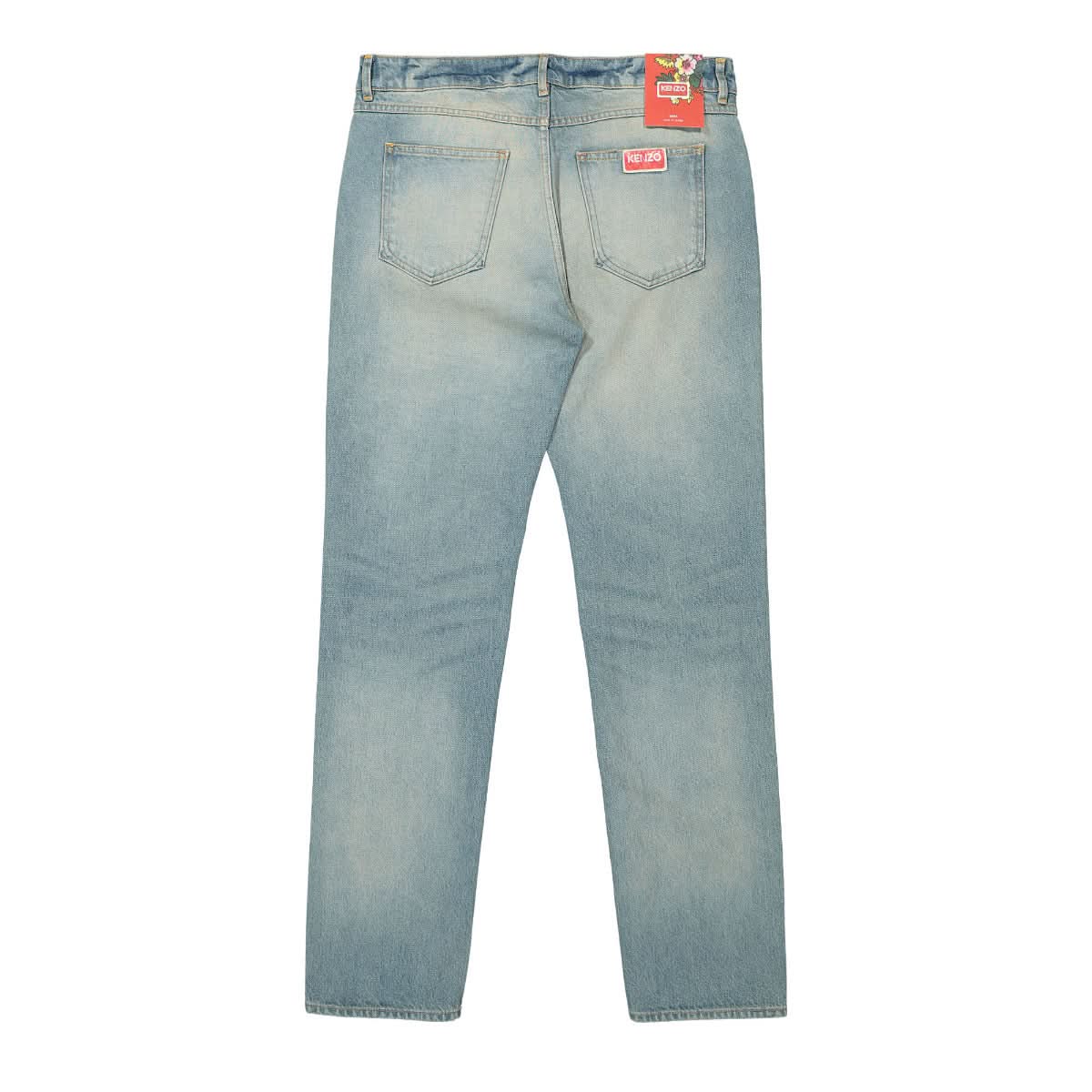 KENZO Bara Denim Pants Blue Detail view 2 | Gate