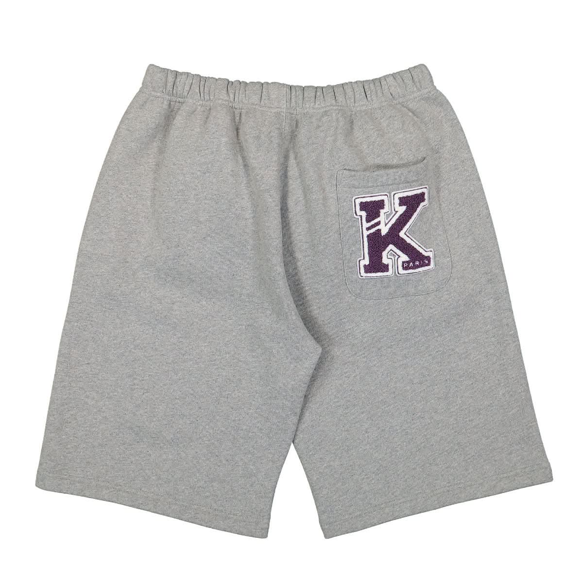 KENZO Varsity Shorts Grey Detail view 2 | Gate