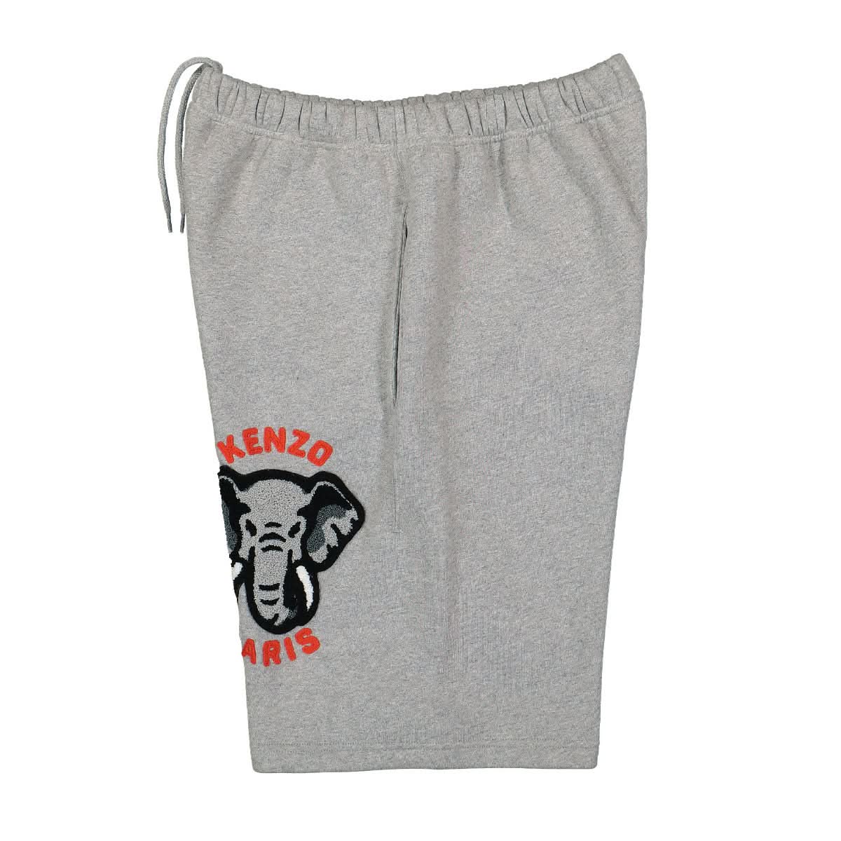 KENZO Varsity Shorts Grey Detail view 3 | Gate